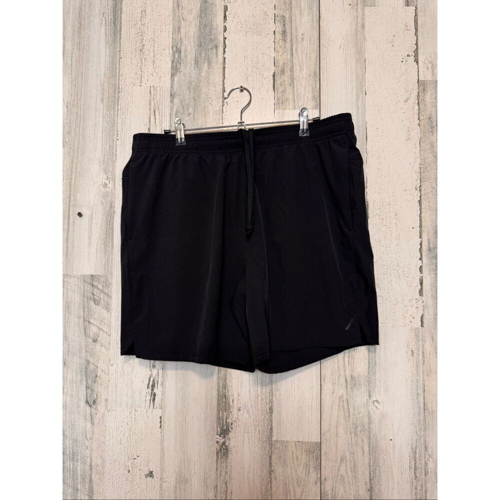 Quick-Dry Black Athletic Shorts Size L Stretch Running Gym Activewear